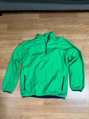 Nike Bright Green Half-Zip Windbreaker Pullover (not sure if men’s or women’s xl